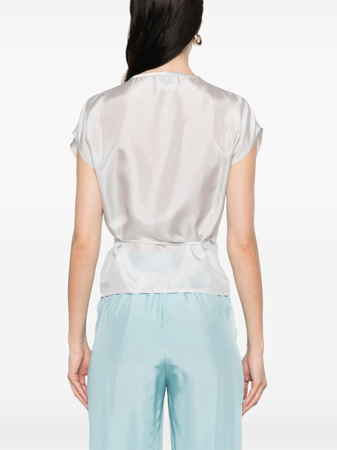 FORTE FORTE WRAP BLOUSE